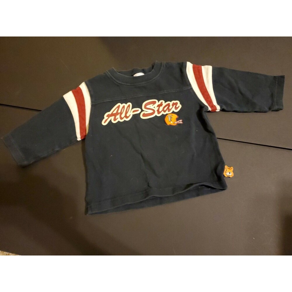 Boy's Gymboree 12-18 month Blue L/S All-Star Football shirt